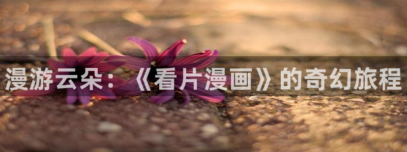 歪歪漫画在线阅读网站：漫游云朵：《看片漫画》的奇幻旅程